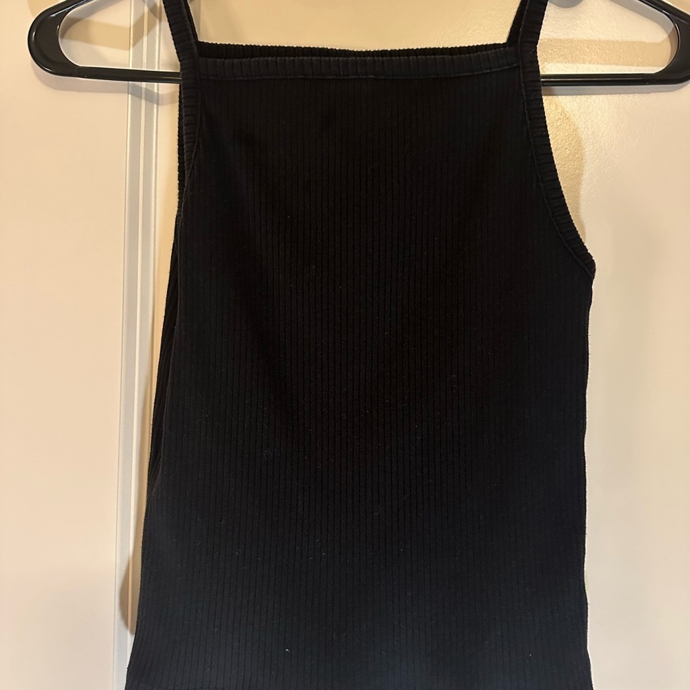 Old Navy Black Ribbed Camisole
